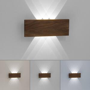 Aplică rurală lemn 32 cm cu LED 6 lumini - Ajdin