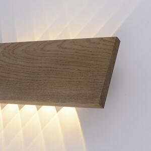 Aplică country lemn 45 cm cu LED 2 lumini - Ajdin