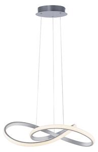 Lampă suspendată design din oțel 57 cm reglabilă cu LED - Viola Due