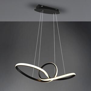 Lampă suspendată design neagră cu LED-uri reglabile în 3 trepte - Levi