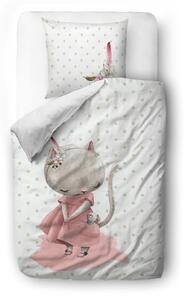 Lenjerie de pat din bumbac Butter Kings Mouse, 140 x 200 cm