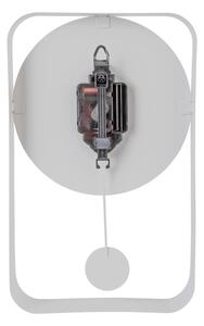 Ceas cu pendul Karlsson Charm, înălțime 32,5 cm, alb