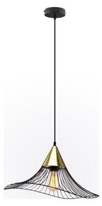Lustră pe cablu ALURA 1xE27/60W/230V d. 50 cm negru