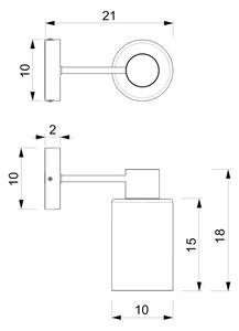 Lampă de perete MADERA 1xE27/60W/230V albă/lemn