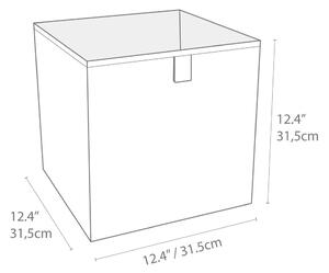 Cutie de depozitare Bigso Box of Sweden Cube, bej