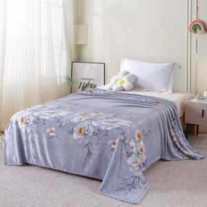 Patura cocolino 200x230cm cu imprimeu floral