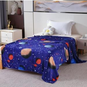 Patura cocolino 200x230cm cu planete