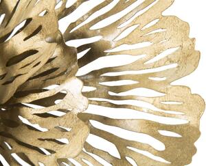 Decoratiune de perete Ibis, Mauro Ferretti, 52.5 x 40 cm, fier, auriu