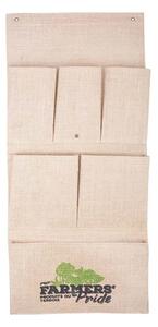 Organizator textil de perete pentru ustensile, Farmer Natur, l30,5xH69 cm