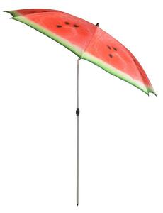 Umbrela pentru plaja, Melony Rosu, Ø184xH226 cm