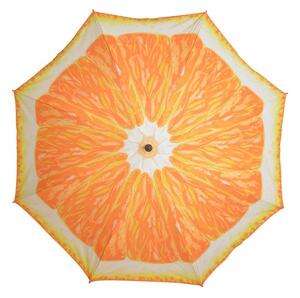 Umbrela pentru plaja, Oranges Portocaliu, Ø184xH226 cm