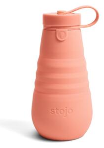 Sticlă pliabilă Stojo Bottle Apricot, 590 ml, portocaliu