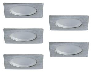 Paulmann 93587 - SET 5x Lampă încastrată LED 5xLED/0,4W/12V/230V 2700K