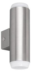 Aplică LED de exterior CATANIA 2xLED/4W/230V IP44 crom satinat Rabalux 8938