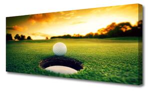 Tablou pe panza canvas Golfball spații verzi Natura Verde Galben