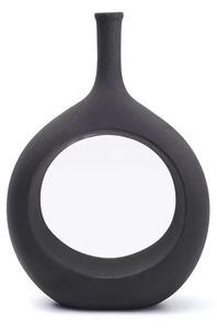 Vaza moderna, ceramica, neagra, Freya K