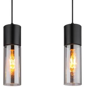 Globo 21000-3HBN - Lustră suspendată pe cablu ANNIKA 3xE27/25W/230V neagră