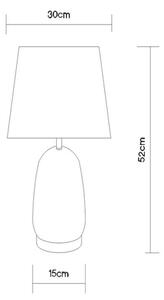 Globo 24142S - Lampă de masă CLASSY 1xE27/40W/230V negru/maro
