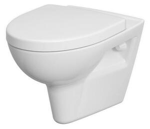 Cersanit Parva vas wc cu capac soft-close agăţat fără margine alb K701-015