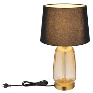 Globo 24142S - Lampă de masă CLASSY 1xE27/40W/230V negru/maro