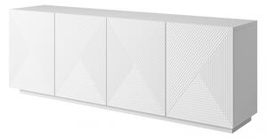 Comoda Asha 200 cm - alb mat