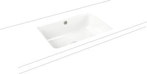 Kaldewei Cayono lavoar 59.6x42.6 cm dreptunghiular sub blat alb luciu 913706000001