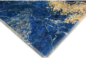 Covor albastru/auriu 180x120 cm - Vitaus