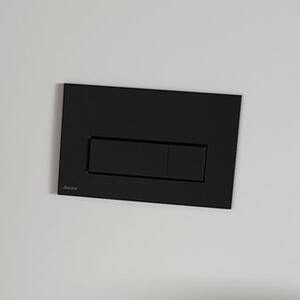 Ravak Uni Slim buton de spălare pentru WC negru X01744