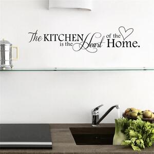 Autocolant de perete „Bucătăria este inima casei” 66x15 cm
