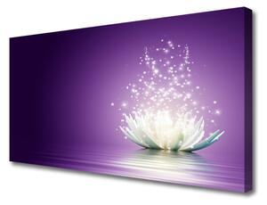 Tablou pe panza canvas Lotus Floral violet