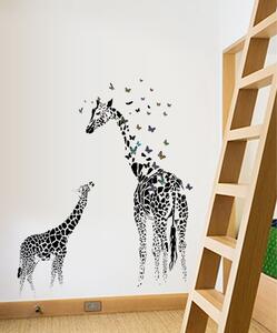 Autocolant de perete "Girafe" 130x115 cm
