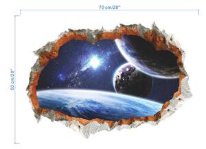 Autocolant de perete "Universul" 70x50 cm