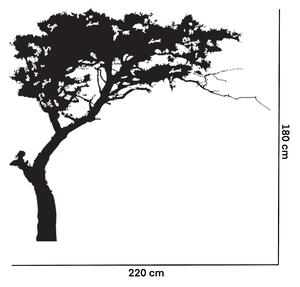 Autocolant de perete "Arborele - partea dreaptă" 180x220cm