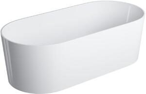 Omnires Ovo M+ cadă freestanding 160x75 cm ovală alb OVOWWBM