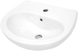 Deante Jasmin lavoar 45.7x36.4 cm semicircular clasică alb luciu CDJ_6U4W