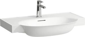 Laufen The New Classic lavoar 80x48 cm semicircular clasică-mobilier alb luciu H8138554001081