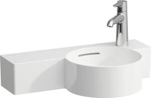 Laufen Val lavoar 55x31.5 cm semicircular clasică-cu blat alb luciu H8152840001061