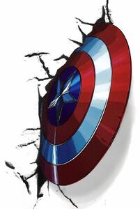 Autocolant de perete "Captain America - scutul" 25x30 cm
