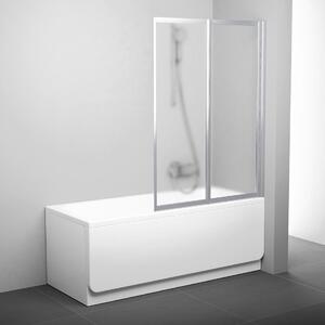 Ravak Supernova paravan cadă 105 cm două piese satin mat/sticlă cu model 796M0U00ZG