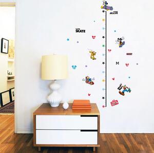 Autocolant de perete "Metru pentru copii - Mickey" 77x125 cm