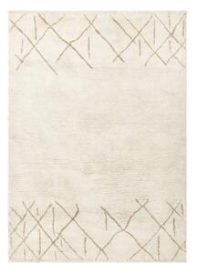 Covor crem lavabil, țesut manual din lână 120x170 cm Azera Crosshatch – Asiatic Carpets