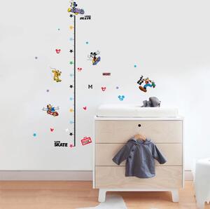 Autocolant de perete "Metru pentru copii - Mickey" 77x125 cm