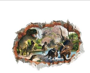 Autocolant de perete "Dinozauri" 70x50 cm