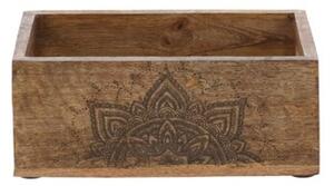 Cutie Mandala din lemn 21x13 cm