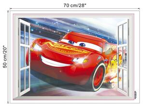 Autocolant de perete "Fulger McQueen" 50x70cm