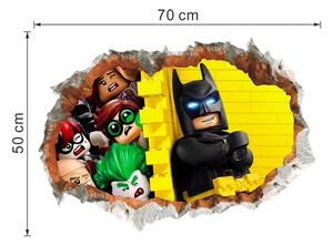 Autocolant de perete "LEGO Batman 2" 50x70cm