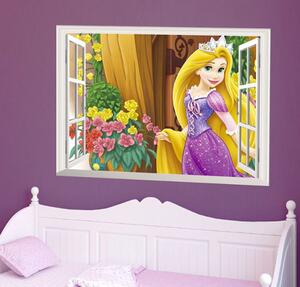 Autocolant de perete "Prințesa Rapunzel" 50x70cm