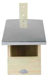 Căsuță din lemn de pin pentru păsări Esschert Design, înălțime 33,3 cm