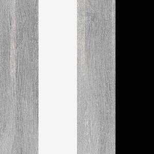 Comoda din pal, cu 3 sertare si 2 usi Torrin Stejar Ice Grey / Alb, l165,4xA41,7xH85 cm