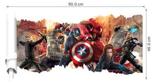 Autocolant de perete "Avengers" 90x46 cm